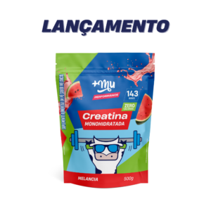 Refil Creatina +Mu Performance 100% Pura - Melancia - 500g