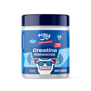 Creatina +Mu Performance 100% Pura - Sem Sabor - 200g