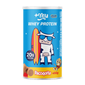 [LANÇAMENTO] Whey Concentrado +MU - Paçoquita - Pote 450G