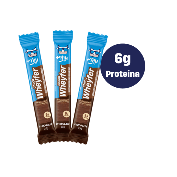 [Lançamento] Combo Chocowheyfer +Mu (3 Caixas Sabores chocolate com avelã, chocolate com coco, chocolate - 36 uni.) - 900g - Imagem 4